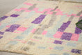 Load image into Gallery viewer, Beige 8x5 Boujad Rug – handmade moroccan rugs, pink moroccan rug, Handmade Wool Rug

