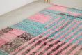 Load image into Gallery viewer, Pink 8x5 Boujad Rug – colorful rug, colorful area rugs, Handmade Wool Rug
