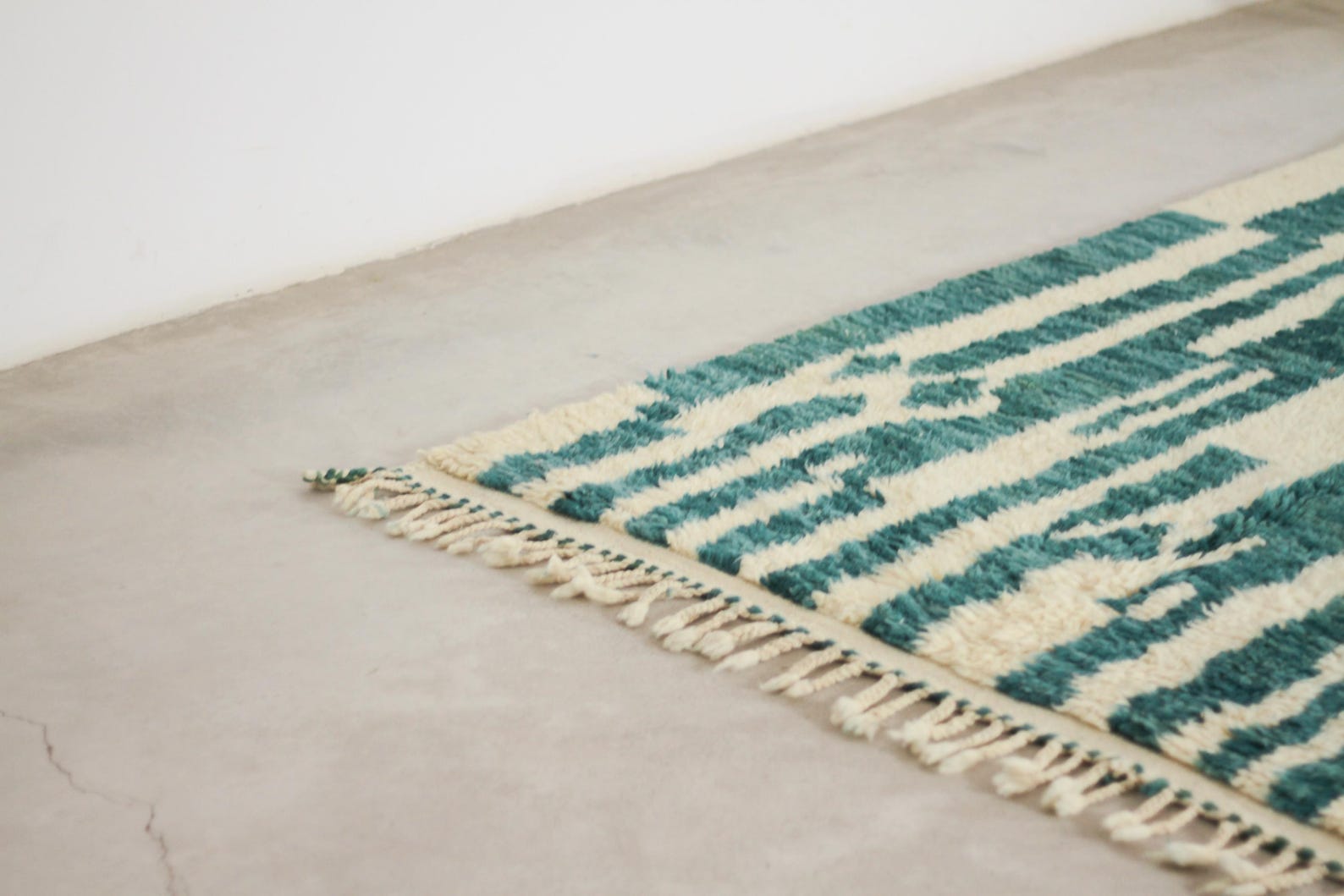 Turquoise 8x5 Moroccan Colorful Rug – moroccan area rug, multi color rug, Handmade Wool Rug