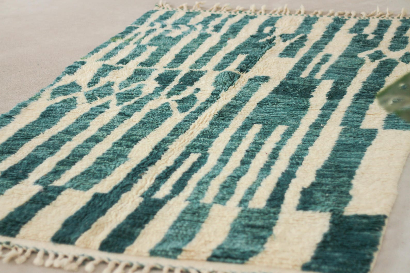 Turquoise 8x5 Moroccan Colorful Rug – moroccan area rug, multi color rug, Handmade Wool Rug
