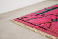 Load image into Gallery viewer, Pink 8x5 Berber Rug – boho style rug, colorful rug, Handmade Wool Rug

