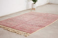 Load image into Gallery viewer, Pink 8x5 Boujad Rug – pink moroccan rug, moroccan berber rugs, Handmade Wool Rug
