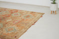 Load image into Gallery viewer, Vintage Moroccan Rug – Handmade Wool Berber rug, 5x10 ft – Peach beni mguild rug
