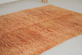 Load image into Gallery viewer, Vintage Moroccan Rug – Handmade Wool Berber rug, 5x9 ft – Orange beni mguild rug
