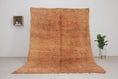 Load image into Gallery viewer, Vintage Moroccan Rug – Handmade Wool Berber rug, 5x9 ft – Orange beni mguild rug
