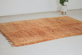 Load image into Gallery viewer, Vintage Moroccan Rug – Handmade Wool Berber rug, 5x9 ft – Orange beni mguild rug
