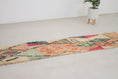 Load image into Gallery viewer, Multicolored 10x2 Berber Runner Rug – wool runner rugs, Handmade Wool Rug
