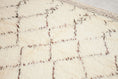Load image into Gallery viewer, Vintage Moroccan Rug – Handmade Wool Berber rug, 6x10 ft – White beni mguild rug
