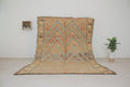 Load image into Gallery viewer, Vintage Moroccan Rug – Handmade Wool Berber rug, 6x9 ft – Peach beni mguild rug
