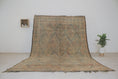 Load image into Gallery viewer, Vintage Moroccan Rug – Handmade Wool Berber rug, 7x10 ft – Gray beni mguild rug
