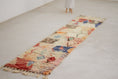 Load image into Gallery viewer, Colorful Moroccan runner One of kind 63
