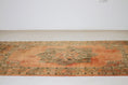 Load image into Gallery viewer, Vintage Moroccan Rug – Large Handmade Wool Berber rug, 7x13 ft – Peach beni mguild rug
