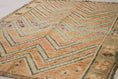Load image into Gallery viewer, Vintage Moroccan Rug – Handmade Wool Berber rug, 6x9 ft – Peach beni mguild rug
