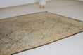 Load image into Gallery viewer, Vintage Moroccan Rug – Handmade Wool Berber rug, 7x10 ft – Gray beni mguild rug
