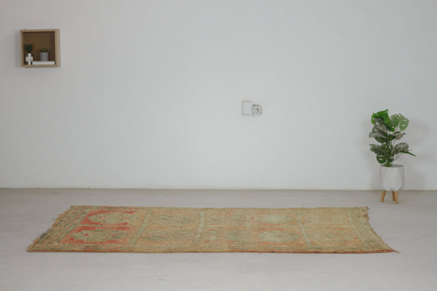 Vintage Terracotta Moroccan Rug, 5'4" x 7'11" – No. v54