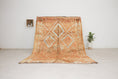 Load image into Gallery viewer, Vintage Moroccan Rug – Handmade Wool Berber rug, 6x9 ft – Peach beni mguild rug
