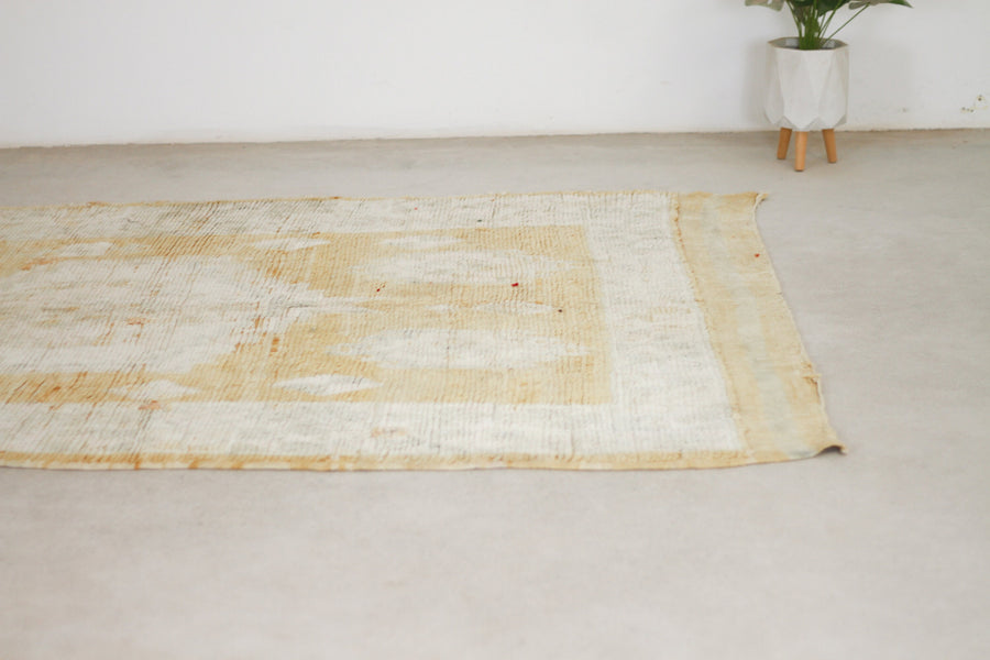 Vintage Peach Moroccan Rug, 6'1" x 9'2" – No. 131