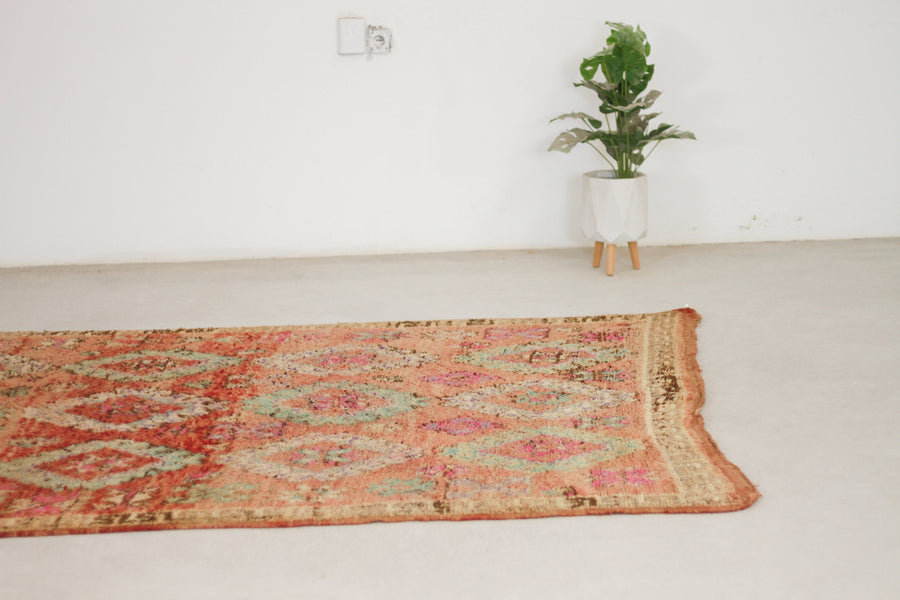 Vintage Red Moroccan Rug, 6'1" x 11' – No. 147