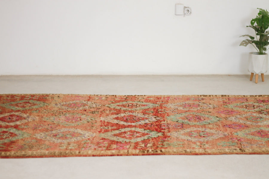 Vintage Red Moroccan Rug, 6'1" x 11' – No. 147