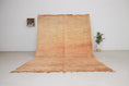 Load image into Gallery viewer, Vintage Moroccan Rug – Handmade Wool Berber rug, 6x10 ft – Peach beni mguild rug
