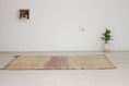 Load image into Gallery viewer, Vintage Moroccan Rug – Handmade Wool Berber rug, 6x9 ft – Peach beni mguild rug

