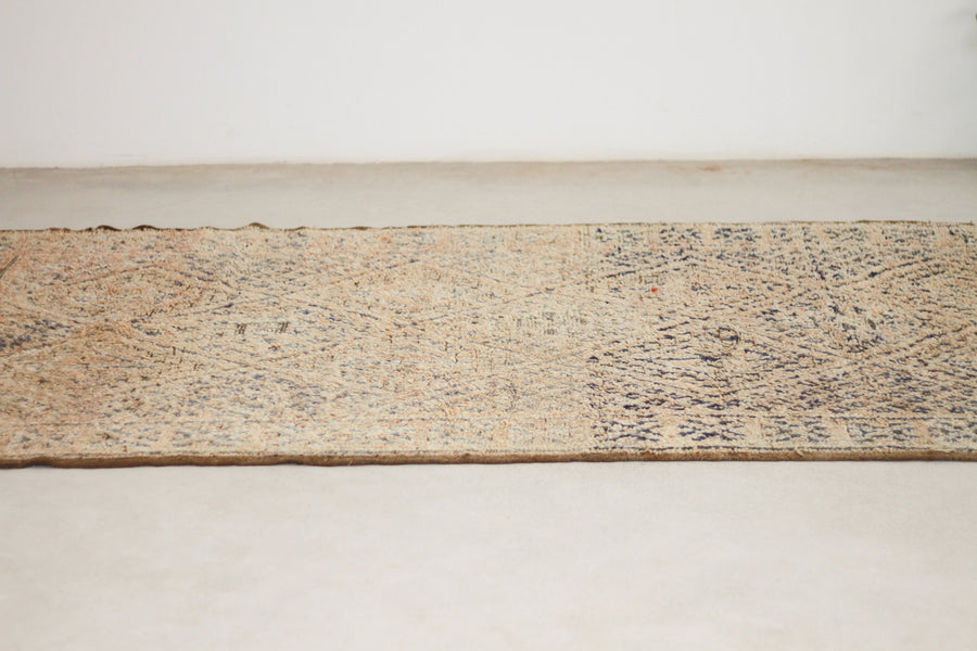 Vintage Beige Moroccan Rug, 6'5" x 11'3" – No. 99