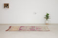 Load image into Gallery viewer, Vintage Moroccan Rug – Handmade Wool Berber rug, 4x7 ft – Purple beni mguild rug
