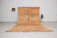 Load image into Gallery viewer, Vintage Moroccan Rug – Handmade Wool Berber rug, 6x11 ft – Peach beni mguild rug
