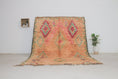 Load image into Gallery viewer, Vintage Moroccan Rug – Handmade Wool Berber rug, 6x8 ft – Pink beni mguild rug
