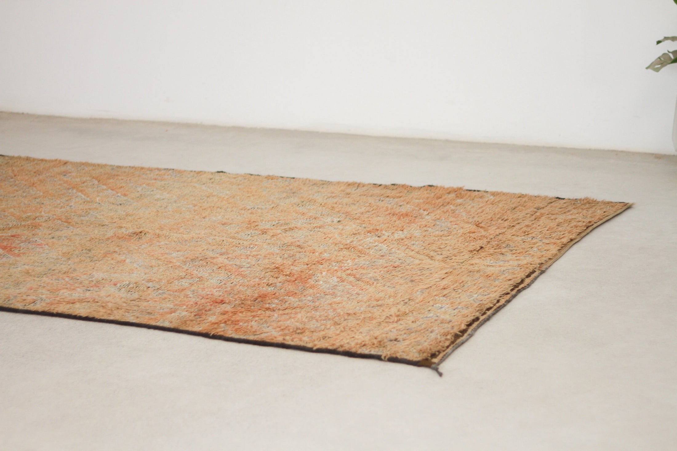 Vintage Moroccan Rug – Handmade Wool Berber rug, 5x10 ft – beni mguild rug