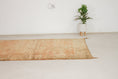 Load image into Gallery viewer, Vintage Moroccan Rug – Handmade Wool Berber rug, 6x9 ft – Peach beni mguild rug
