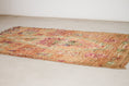 Load image into Gallery viewer, Vintage Moroccan Rug – Handmade Wool Berber rug, 5x9 ft – Peach beni mguild rug
