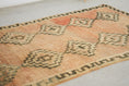 Load image into Gallery viewer, Vintage Moroccan Rug – Handmade Wool Berber rug, 5x10 ft – Peach beni mguild rug
