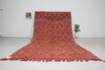 Load image into Gallery viewer, Vintage Moroccan Rug – Handmade Wool Berber rug, 6x12 ft – Red beni mguild rug
