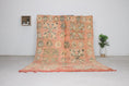 Load image into Gallery viewer, Vintage Moroccan Rug – Handmade Wool Berber rug, 5.5x8.5 ft – Peach beni mguild rug
