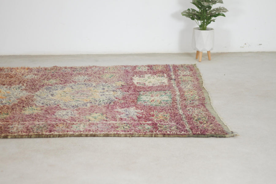 Vintage Purple Moroccan Rug, 6'7" x 8'2" – No. 269