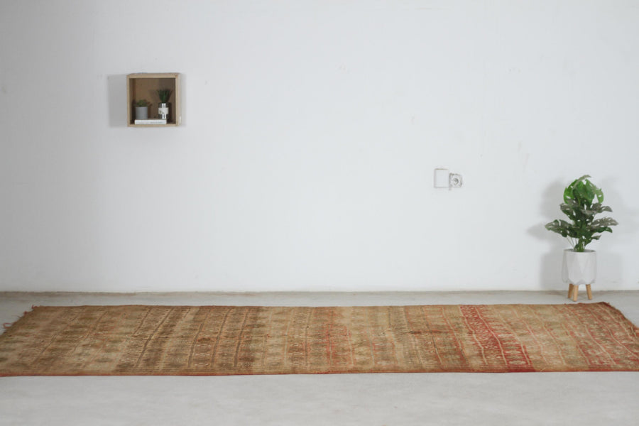 Vintage Brown Moroccan Rug, 6'5" x 11'10" – No. 299