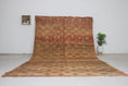 Load image into Gallery viewer, Vintage Moroccan Rug – Handmade Wool Berber rug, 6x12 ft – Brown beni mguild rug
