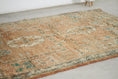 Load image into Gallery viewer, Vintage Moroccan Rug – Handmade Wool Berber rug, 6x9 ft – Peach beni mguild rug

