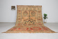 Load image into Gallery viewer, Vintage Moroccan Rug – Handmade Wool Berber rug, 6x11 ft – Peach beni mguild rug
