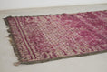 Load image into Gallery viewer, Vintage Moroccan Rug – Handmade Wool Berber rug, 5.5x9 ft – Purple beni mguild rug
