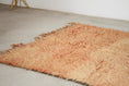 Load image into Gallery viewer, Vintage Moroccan Rug – Handmade Wool Berber rug, 5.5x10 ft – Peach beni mguild rug
