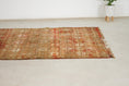 Load image into Gallery viewer, Vintage Moroccan Rug – Handmade Wool Berber rug, 5x7 ft – Brown beni mguild rug
