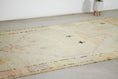 Load image into Gallery viewer, Vintage Moroccan Rug – Handmade Wool Berber rug, 6x12 ft – White beni mguild rug
