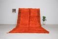 Load image into Gallery viewer, Vintage Moroccan Rug – Handmade Wool Berber rug, 5.5x10 ft – Orange beni mguild rug
