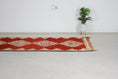 Load image into Gallery viewer, Vintage Moroccan Rug – Handmade Wool Berber rug, 5x11 ft – Red beni mguild rug
