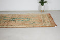 Load image into Gallery viewer, Vintage Moroccan Rug – Handmade Wool Berber rug, 6x12 ft – Peach beni mguild rug
