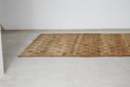Load image into Gallery viewer, Vintage Moroccan Rug – Handmade Wool Berber rug, 6x12 ft – Brown beni mguild rug

