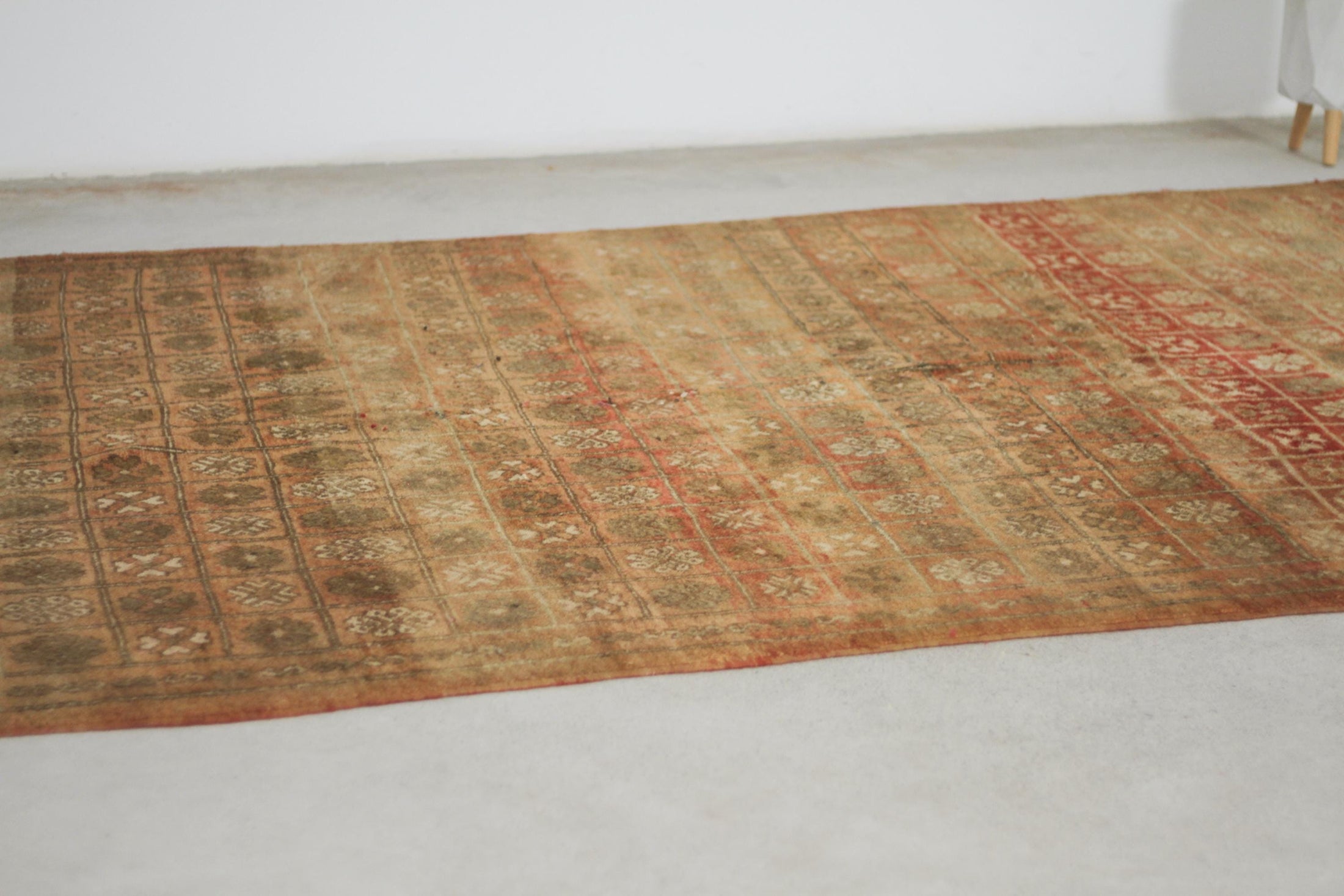 Vintage Moroccan Rug – Handmade Wool Berber rug, 6x12 ft – Brown beni mguild rug