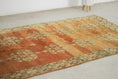 Load image into Gallery viewer, Vintage Moroccan Rug – Handmade Wool Berber rug, 5x10 ft – Red beni mguild rug
